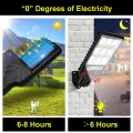 Auoyo Solar Light LED Outdoor Lights 72COB Solar Motion Sensor Flood Light IP65 Waterproof spotlight 3 Modes So-lar Street Lights Wall Lights for Garden. 