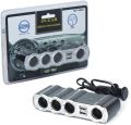4 Way 12V Car Socket Splitter 4 Socket WF-4008. 