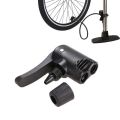 bicycle pump Bicycle Bike Cycle Tyre Tube 3 In 1 Replacement Dual Head Air Pump Adapter Valve Bicycle AccessoriesAir Pumps. 