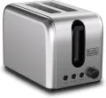 Black and Decker Stainless Steel 2 Slice Toaster ET244-B5. 