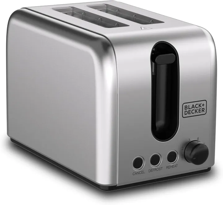 Black and Decker Stainless Steel 2 Slice Toaster ET244-B5