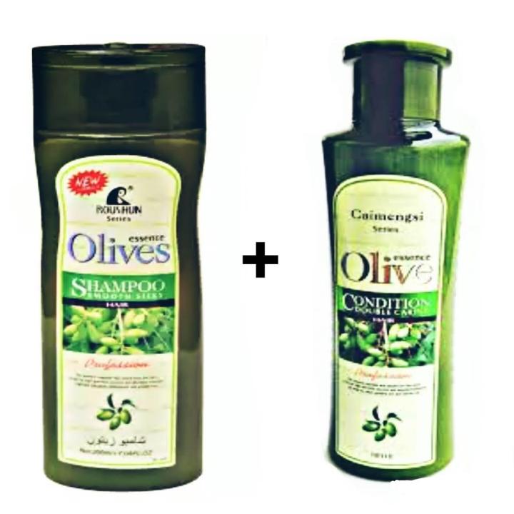 Olive Conditioner 400ML & Essence Olive Shampoo 400ML