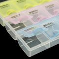Medicine Storage Box 7 Day Weekly Organizer Medicine Pill Box. 