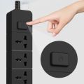 Power Strip Socket Universal Multi Plug 1 2 3 Outlest 110~250V 4 USB 5V 2.1A 2500W Black White Extension Cord Electric Sockets. 