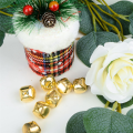200 Piece Jingle Bells, Bells for Crafts 0.6 in Small Jingle Bells Gold Iron DIY Mini Bells Bulk Loud Sound Jingle Bells. 
