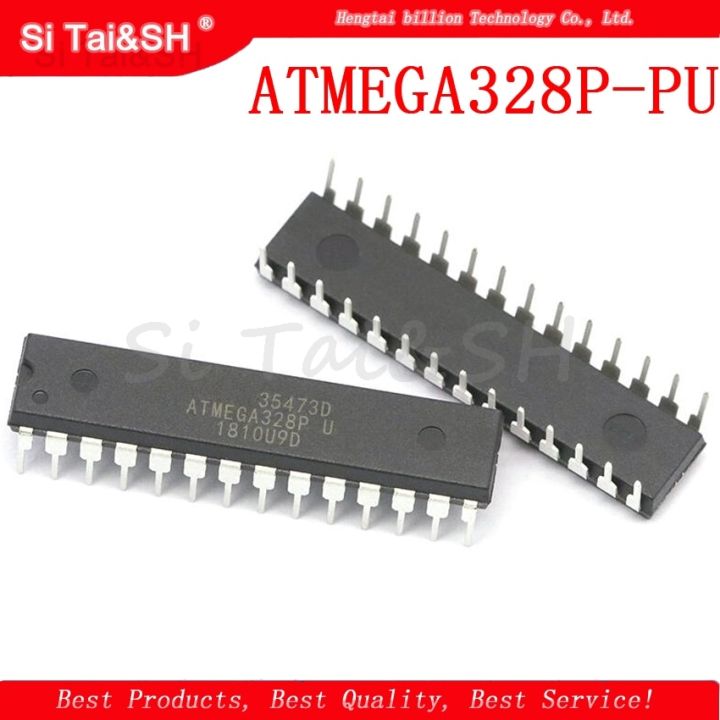 10 Pezzi ATMEGA328P-PU DIP28 – Microcontrollore Per Prototipazione E Ufficio