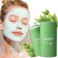 Natural Green Tea Mask Stick Deep Cleansing Oil Control Anti Acne Moisturizing Refreshing Lazy Solid Mask Green Tea Mask Stick. 