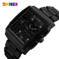SKMEI Fashion Sports Square  Dual Display Countdown Chrono Waterproof Watch For Men 1274. 