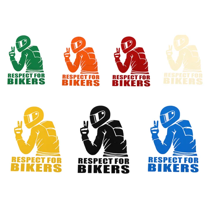 RESPECT%20FOR%20BIKERS%20Auto%20Decoration%20Car%20Bicycle%20Sticker%20Removable%20Decal%20Stickers%20-%20Image%209