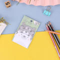 School office supply sticky notes Miniature Student stationery 45 sheets per pack sticky notes 3x3 Cute design Colorful bookmark for taking Study. 