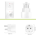 Travel Adaptor for India Socket Type D, Travel Adapter Travel Plug Socket for Travel to India, Sri Lanka, Nepal, Niger, Lebanon, Ghana, Myanmar, Senegal (Type D). 