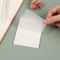 Waterproof Memo Pad Stationery Waterproof Memo Pad Sticky Note Clear Notepad Transparent Sticky Notes. 