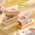 New Dachshund/Black Cat Stapler Use 24/6 Staples Mini Portable Manual Stapling Machine Labor-saving Portable Heavy Duty Stapler Bookbinding Supplies. 