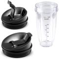 Blender Cup Replacement for Nutri Ninja Blender Cup, Blender Replacement Parts, Blender Parts (24 Oz/710 Ml). 