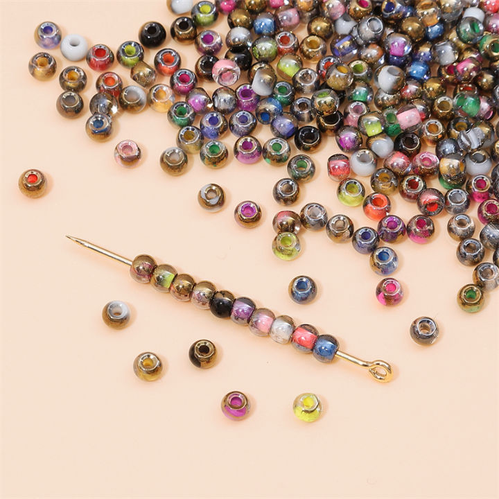 Wholesale%2010/450g%20170/5800Pcs%206/O%204%20mm%20Glass%20Seed%20Beads%20Metallic%20Seed%20Beads%20for%20DIY%20Jewelry%20Craft%20Sewing%20Making%20Accessories%20-%20Image%209