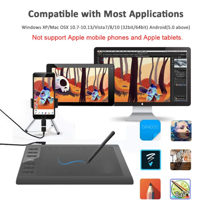 10*6%20Digital%20Graphics%20Tablet%208192%20Levels%20Graphic%20Drawing%20Tablet%20Digital%20Tablet%20233%20Point%20Quick%20Reading%20Signature%20Pad%20Drawing%20Pen%20Battery-Free%20Stylus%20for%20Android%20Windows%20macOS%20-%20Image%202