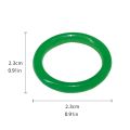 Simple Elegant Jewelry Circle Shape Acrylic Acetic Acid Finger Ring Jade Colourful Plastic Resin Rings. 