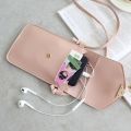 【HOT】 2023 Bag For Women Touch Screen Cell Phone Purse Smartphone Wallet Shoulder Strap Handbag PU Leather Casual Solid Crossbody Bags. 