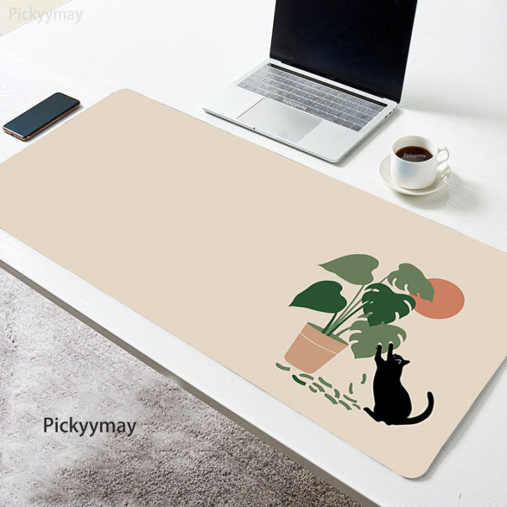 Large Mouse Pads Kawaii Plants Office Mausepads 900x400mm Mousepad ...
