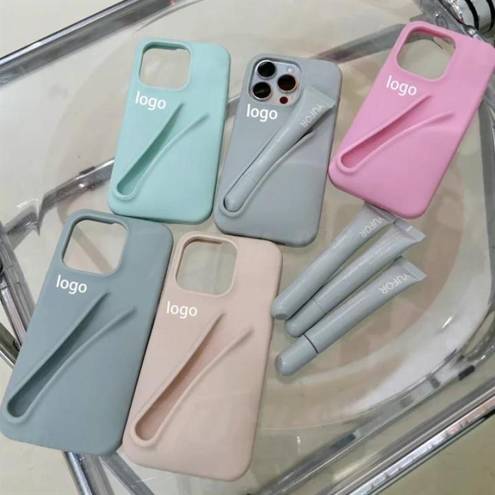 Rhode%20Soft%20Silicone%20Case%20For%20iPhone%2015%2014%20PIus%2011%2013%2012%20Pro%20Max%20Can%20Be%20Installed%20With%20Lipstick%20Back%20Cover%20Lipstick%20No%20Come%20With%20-%20Image%202