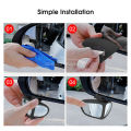 Geepact 2pcs Rearview Mirror 360° Adjustable Blind Spot Mirror Car side mirror Convex Mirror Double Side Reversing Mirror Auxiliary Mirror Automobile Exterior Rear View Reversing Parking Mirror Safety Driving. 