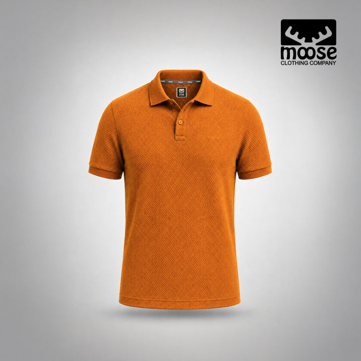 Moose%20Minimalist%20Textured%20Polo%20T-%20Shirts%20-%20Image%202