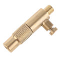 Brass Car Tire Inflator Valve Stem Connector with Deflate Function Tire Converter Car Air Compressor Pump Connector. 