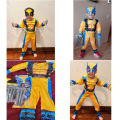 Wolverine Jumpsuit Mask Halloween Mask for Kids Cosplay Prop Themed Party Decorations Wolverine Claw Props Role Play Superhero. 