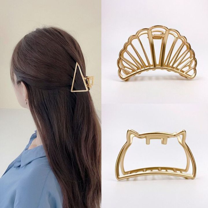 Enacolor%20Korean%20Hair%20Clip%20Catch%20Hairclips%20Gold%20Metal%20Hair%20Claw%20Accessories%20Ins%20New%20Girls%20-%20Image%205