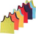 Zero Brand Kids Printed Cotton 2 tone Vest Pack of 3pcs. 