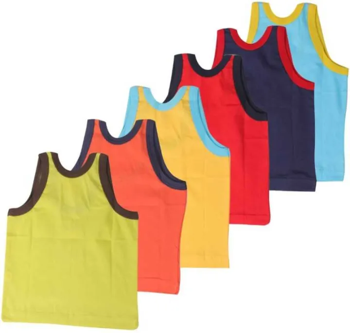 Zero%20Brand%20Kids%20Printed%20Cotton%202%20tone%20Vest%20Pack%20of%203pcs%20-%20Image%203