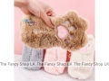 Pencil Case Pouch Plush Fluffy Faux Fur Korean Cute Kawaii School Stationery Makeup Pouch Cat Kitty Paw Yeah Style. 