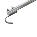 (GGBR) Complete Ladder Pull Down System Kit Attic Stair Pull Kit, Includes 1 Attic Extension Rod Up to 40 Inches 1 Storage Hook. 