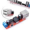 Dual USB 9V/12V/24V/36V to 5V Converter DC-DC 3A Step Down Power Module. 