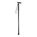 Aluminium Alloy Folding Cane Portable Hand Walking Stick Trekking Hiking Sticks Non-slip 4 Section Adjustable Canes with Comfortable Handle. 