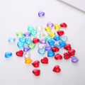 【LuxeGlow】100PCS/SET Colorful Heart Shape Acrylic Crystal Diamond Irregular Stone 10mm Chessman Game Pieces For Board Game Accessories. 