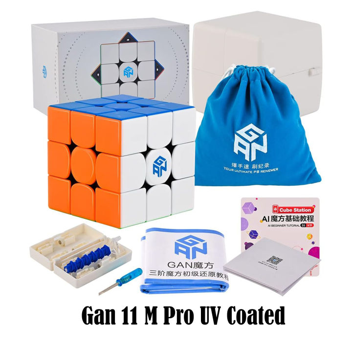 GAN%2011%20M%20Pro,%203x3%20Magnetic%20Speed%20Rubik%20Cube,%20Magic%20Puzzle%20Cube%20Toy%20Stickerless%20Cube%20Frosted%20and%20UV%20Coated%20-%20Image%209