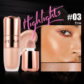 Handaiyan 8 Colors Highlighter Repair Natural Three-Dimensional Contour Liquid Smear Highlight Contour Stick. 