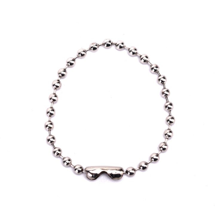 10Pcs%203.5"%20Long%200.09"%20Bead%20Dia%20Connector%20Clasp%20Ball%20Chain%20Keychain%20DIY%20ZHANGNA%20-%20Image%206