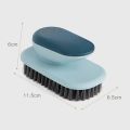 Handle Laundry Brush Washing Flexible Scrub Brush Soft Hair Cleaning Brushes Brushes Cleaner Household Cleaning Tools-blue. 
