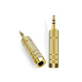Headset 3.5 to 6.5 Converter 3.5mm Male to 6.5mm Female Jack Plug Microphone MIC Audio Adapter for PC Phone Stereo. 