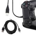 Mirco USB Cable Charging Cord Line for PS4 Wireless Controller Black. 