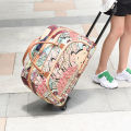 Portable Trolley Dual-Use Bag Women's Large Capacity Short Distance Travel Bag Luggage Bag Waterproof Travel Bag Student Small Handbag. 