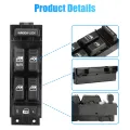 Kidlove 2Pcs Power Window Rear View Mirror Control Switch Kit Driver Side Window Regulator Switch 15062650+15045085. 