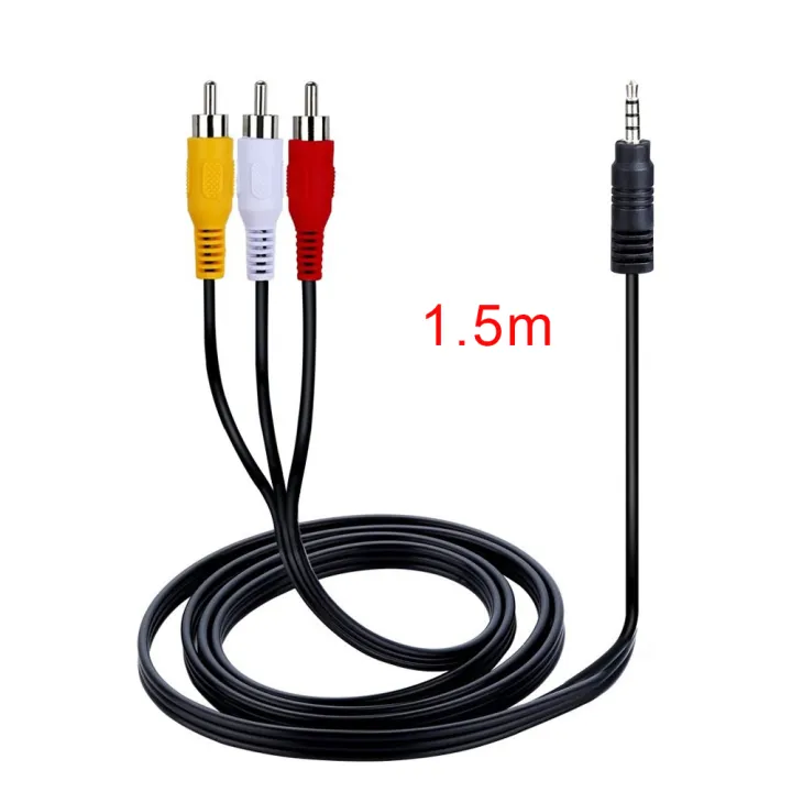 1.5m%203.5mm%20Jack%20to%203x%20RCA%20Audio%20Video%20AV%20Cable%20for%20Dialog%20TV%20CD%20DVD%20Player%20Camcorder%20-%20Image%207