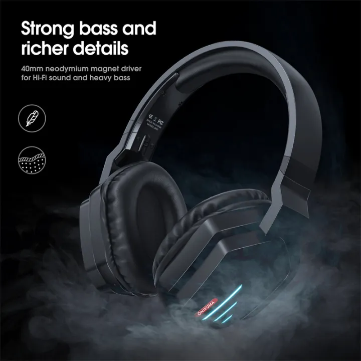 ONIKUMA%20B60%20Wireless%20Bluetooth%205.2%20Headphones%20LED%20Light%20Noise%20Reduction%20Mic%20Foldable%20Professional%20Gaming%20Lightweight%20Headset%20-%20Image%206