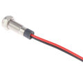 P67 waterproof 6mm led metal warning indicator light 3v 5v 6v 12v 24v 220v. 