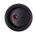 12V LED Inverter Rocking Rocker Switch ROUND SPST ON-OFF with -X0001 DC 12V Battery Undervoltage Management Module. 