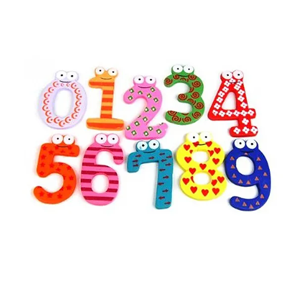 【Hottest Trends】Funky Fun Colorful netic Numbers Wooden Fridge nets ...