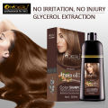 Mokeru Natural Organic Brown Hair Color Permanent Hair Coloring Shampoo Long Lasting Hair Dye Shampoo For Women Professional Dye. 